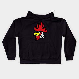 fire rooster Kids Hoodie